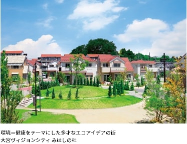 環境＝健康をテーマにした多才なエコアイデアの街 大宮ヴィジョンシティ みはしの杜
