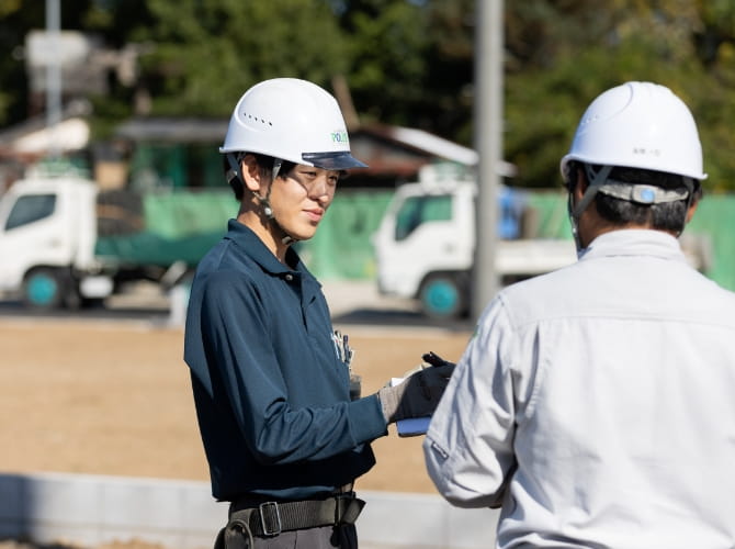 工事一課 地盤改良係の写真